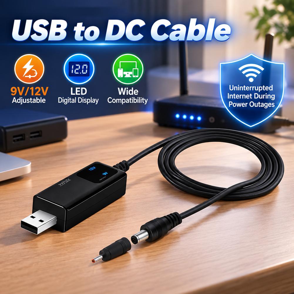 Access Control Power Supply 12V 5A - USB Boost Cable 5V To 9V