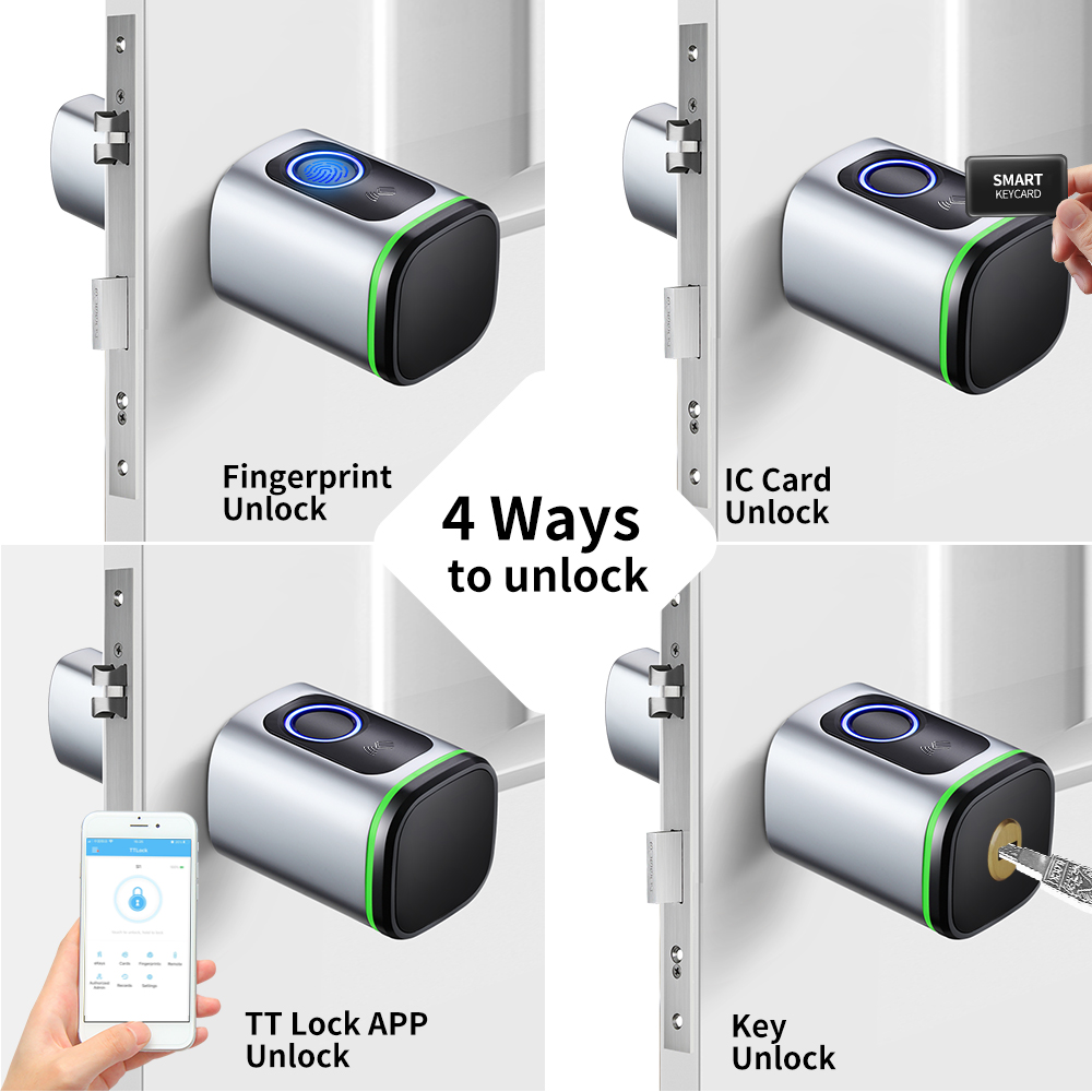 Door Access Control Keypad Rfid - TTLOCK App Electronic Digital Smart Cylinder