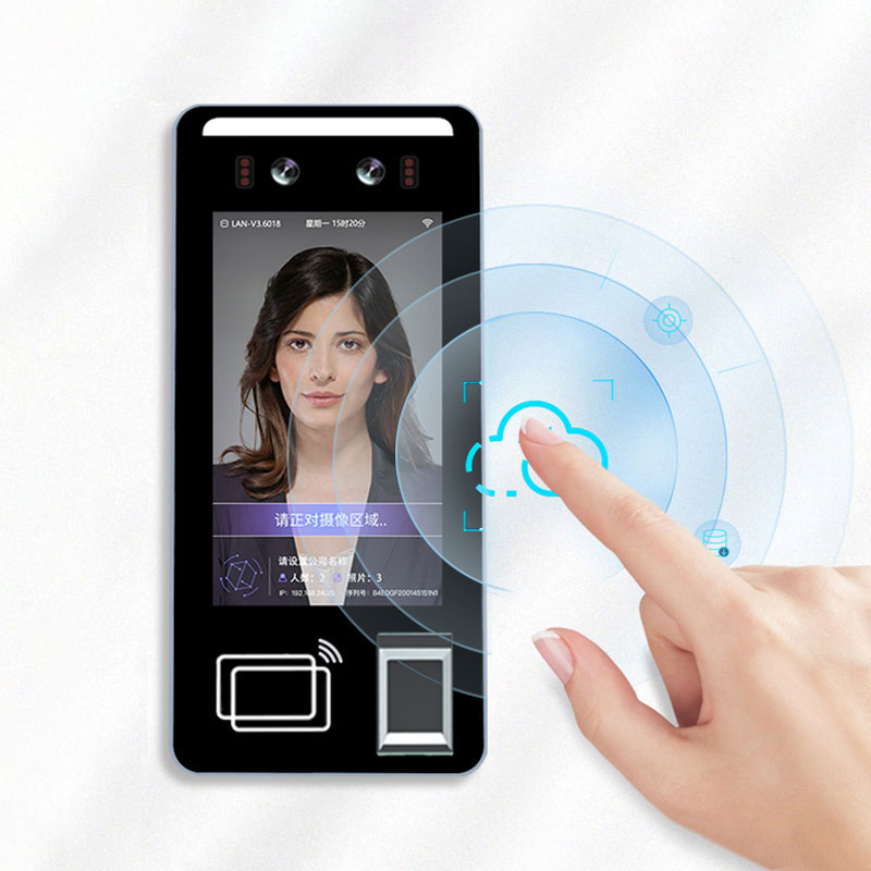 Face Recognition Access Control Terminal - 5-inch Face Recognition Attendance Machine Access