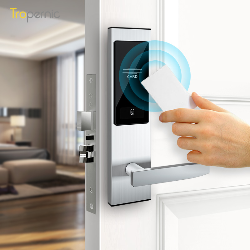 Hotel Lock Card System - Tropernic Rfid Card Key Hotel Door