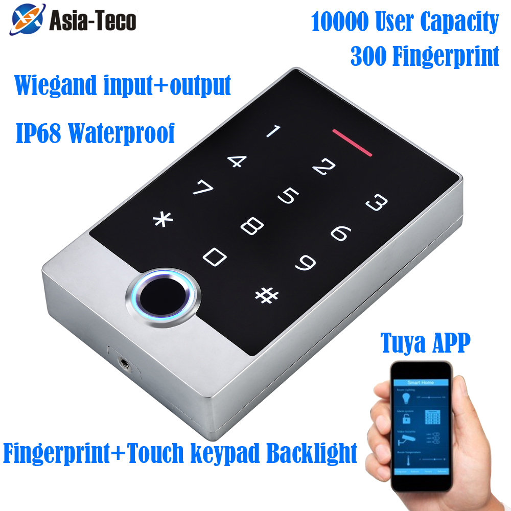 Door Access Control Keypad Rfid - WIFI Tuya Smart Door Lock Waterproof