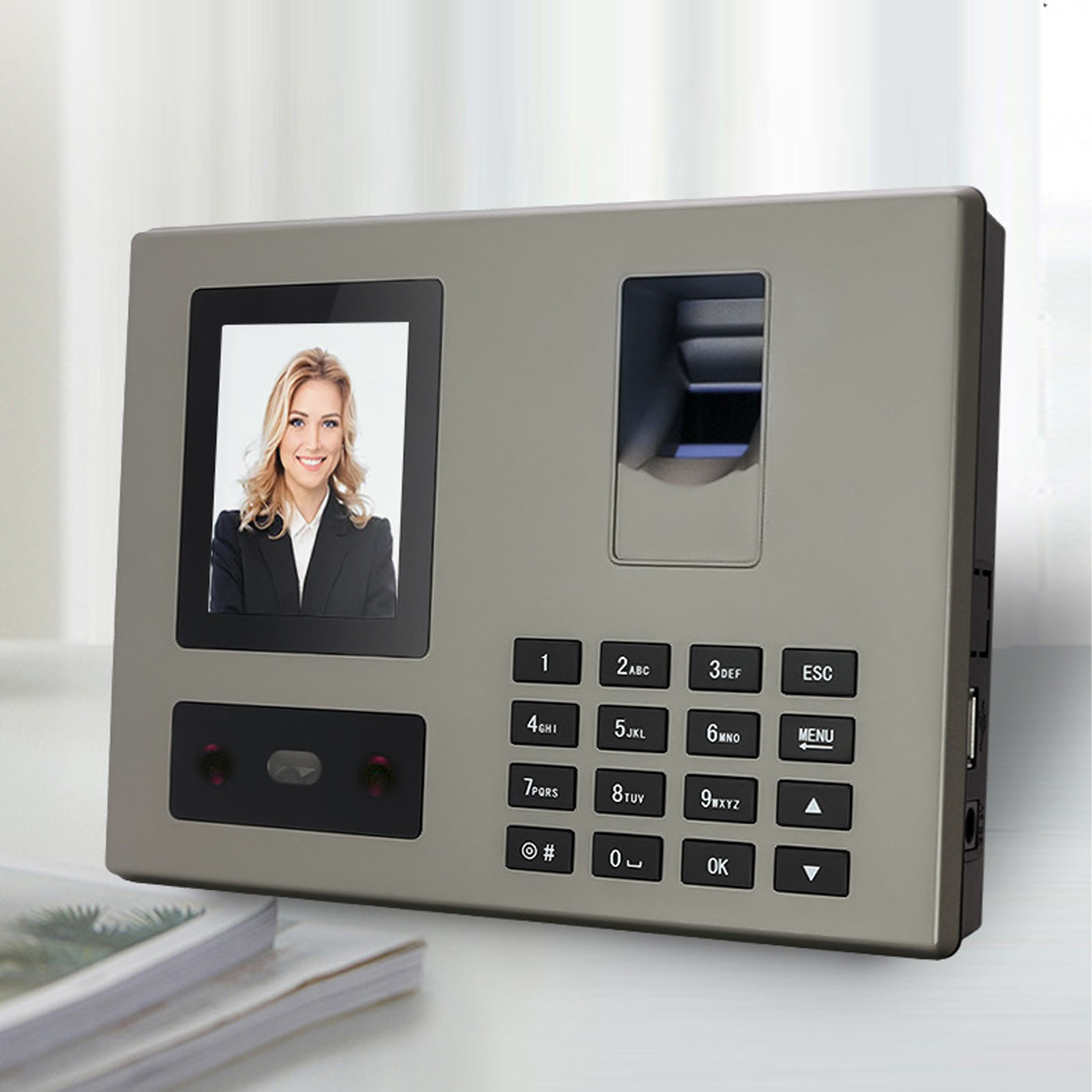 Biometric Time Attendance Machine - Time Clock Punch Biometric Time Attendance