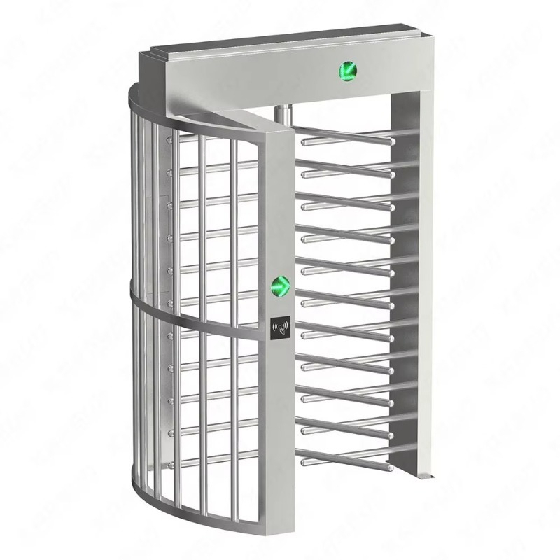 Turnstile Gate Access Control - Facial Recognition Biometric Fingerprint Card Reader