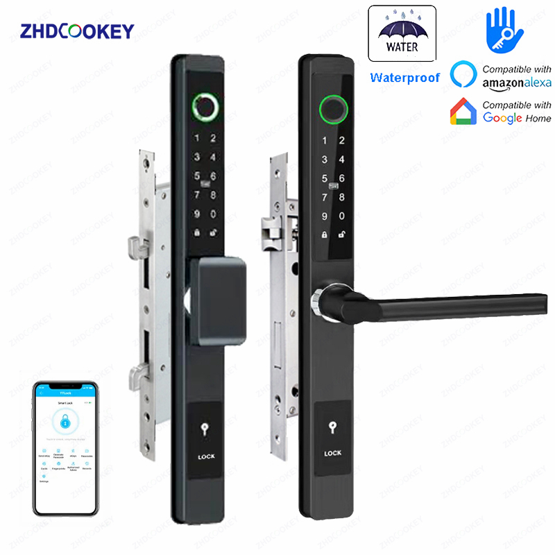 Door Access Control Keypad Rfid - ZHDCOOKEY Biometric Digital Door Lock Waterproof