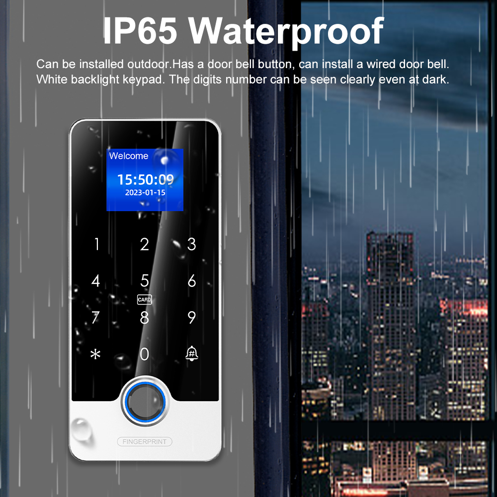 Access Control System Rfid Kit - Support Tuya App Fingerprint RFID Access