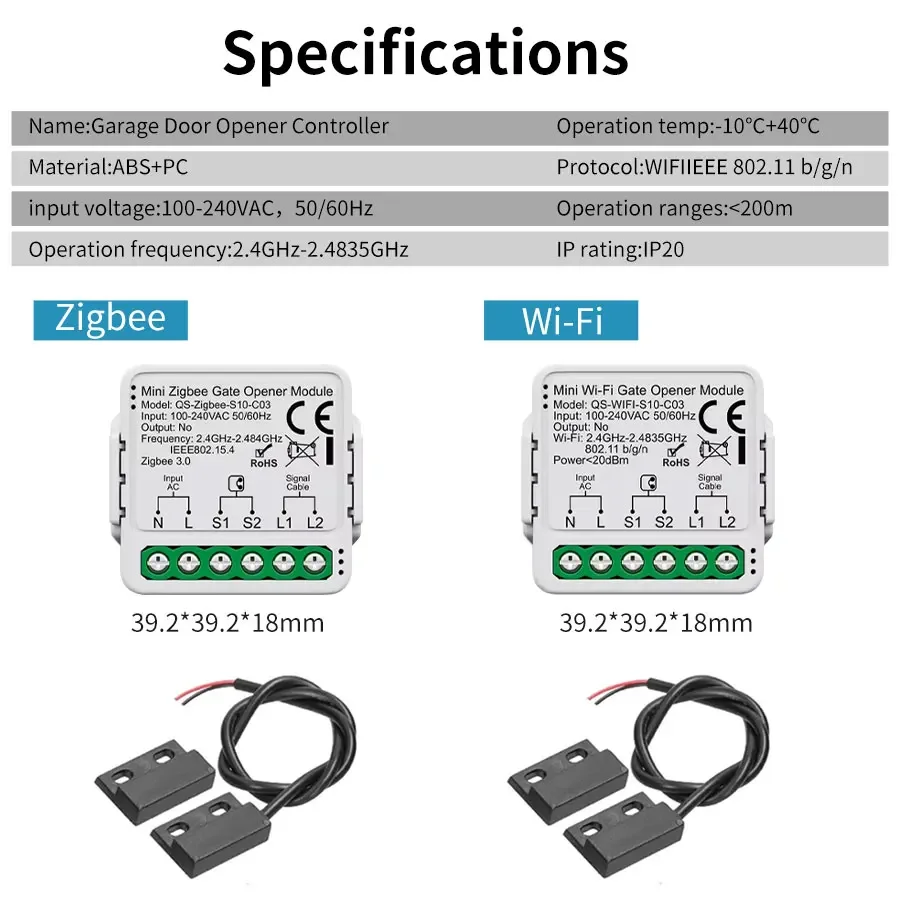 Tuya WIFI/zigbee 3.0 Smart Gar - огляд і ціна Turnstile Gate Access Control