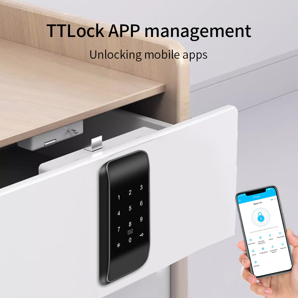 TTLOCK APP Smart Cabinet Lock  - огляд і ціна Door Access Control Keypad Rfid