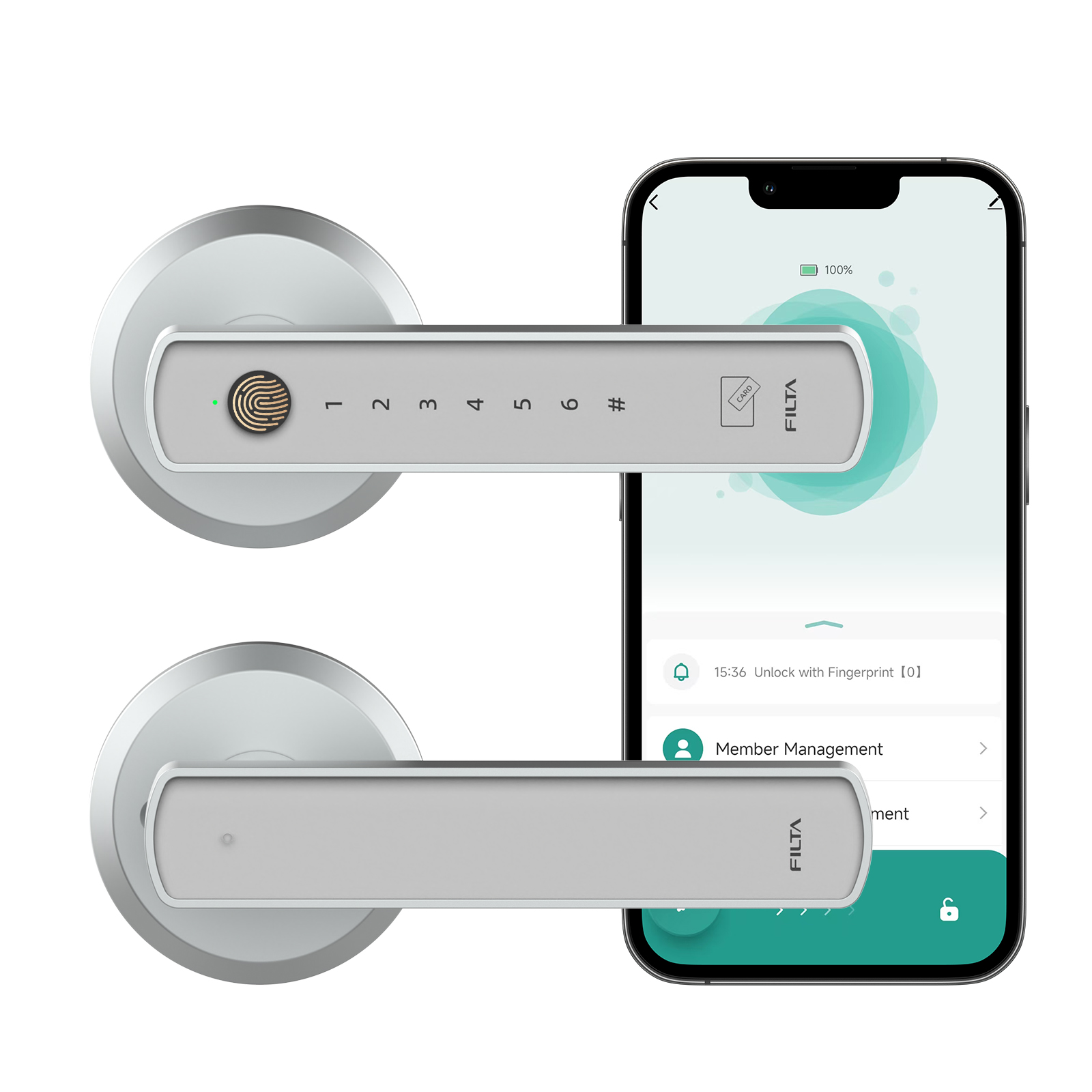 Viladepot Smart Lock Fingerpri - огляд і ціна Fingerprint Access Control Door