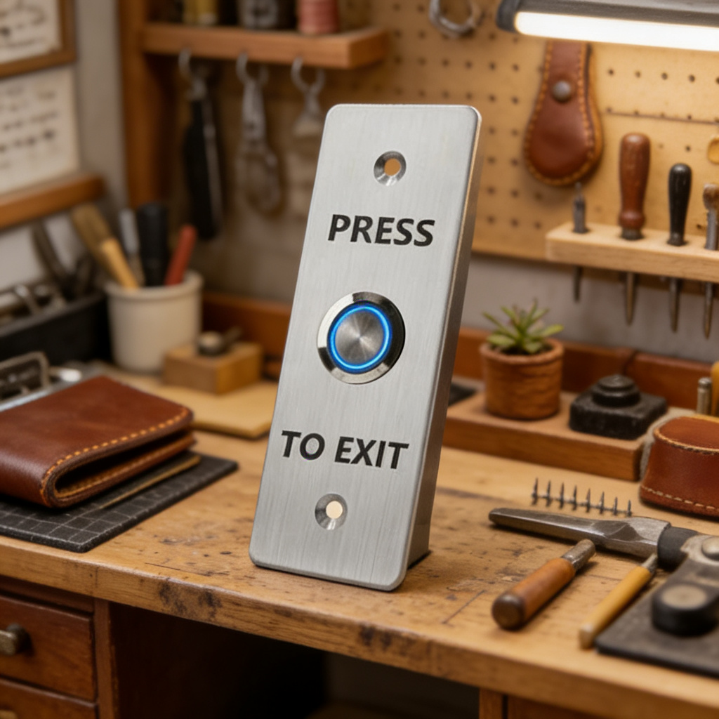 Backlit Access Control Exit Bu - огляд і ціна Exit Button Push To Release