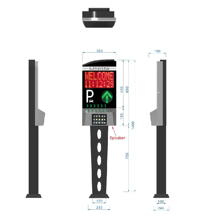 Smart Car Parking Sensors Car  - огляд і ціна Gate Barrier Parking System