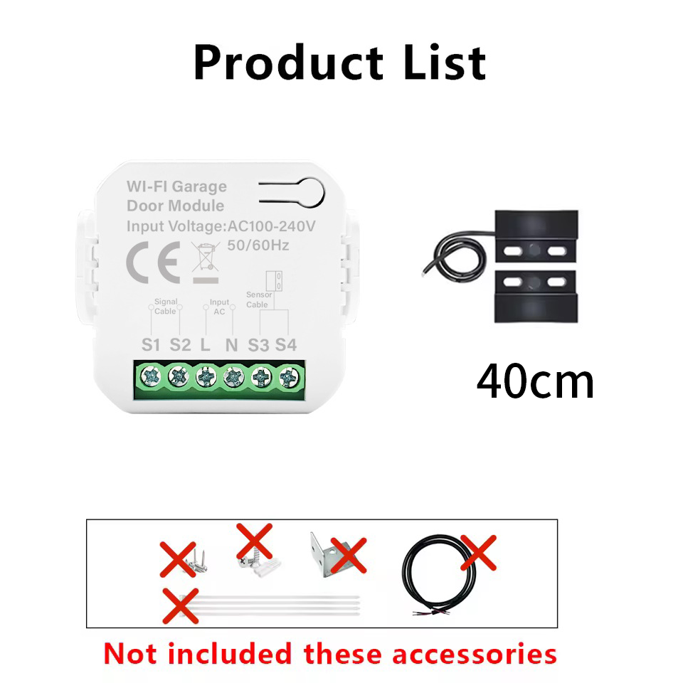 Smart Tuya WiFi Garage Door Sw - огляд і ціна Turnstile Gate Access Control