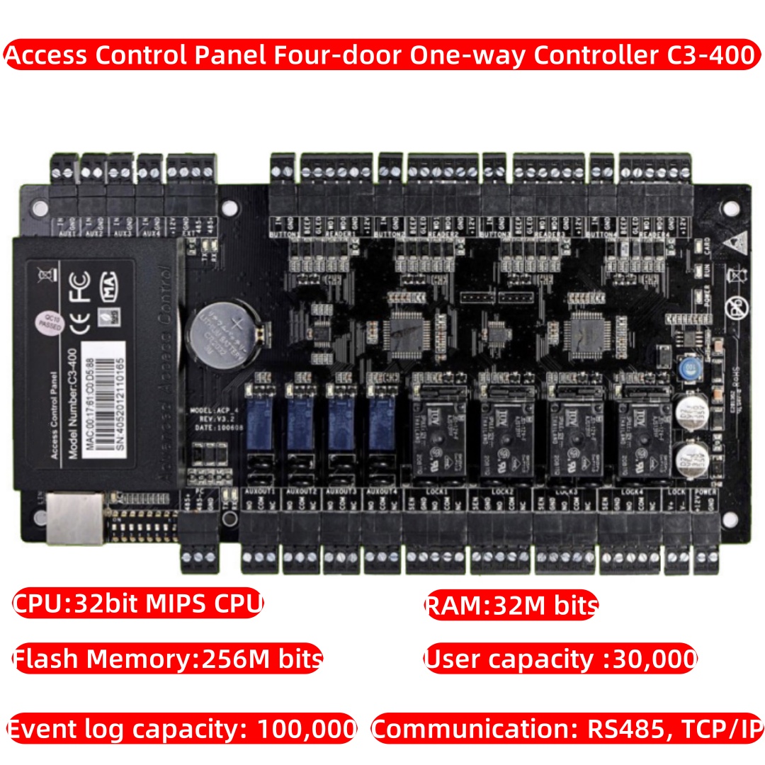 C3-400 4-Door Network Access C - огляд і ціна Access Control Board 4 Door
