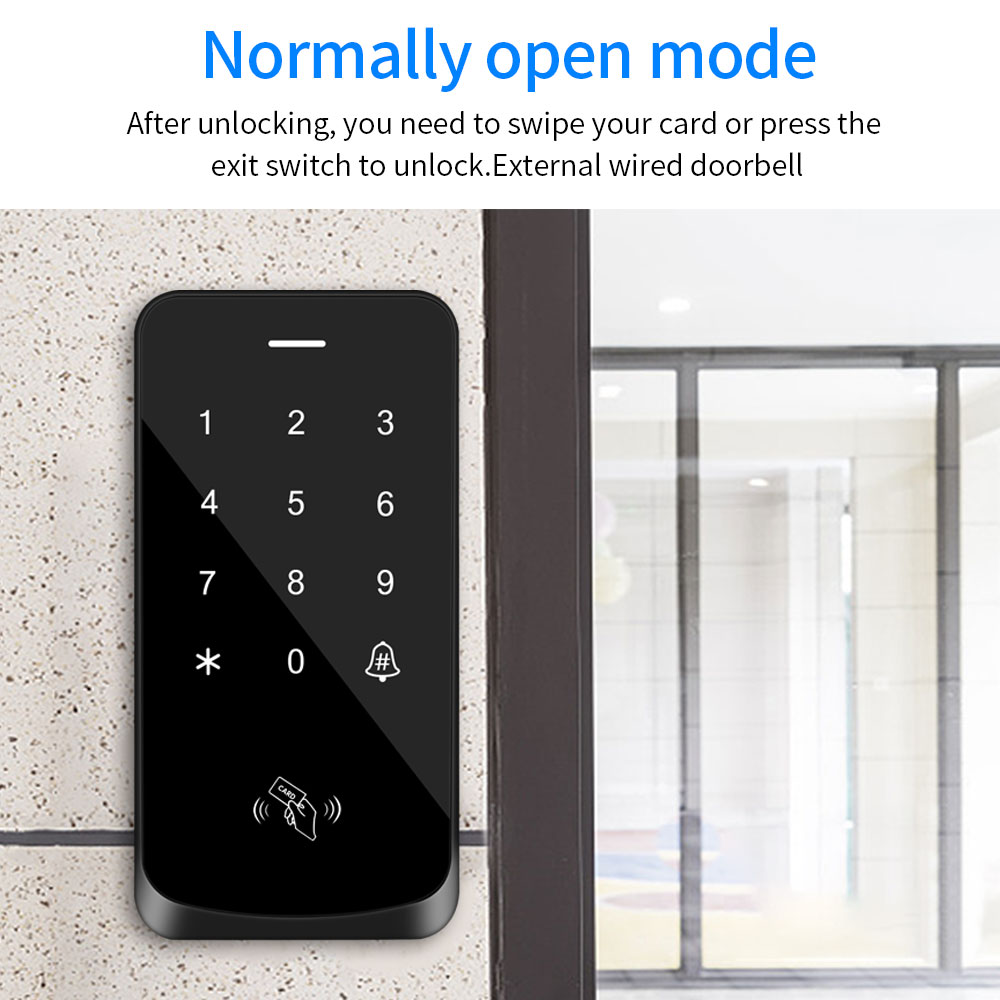 IP68 Waterproof Touch Backligh - огляд і ціна Door Access Control Keypad Rfid