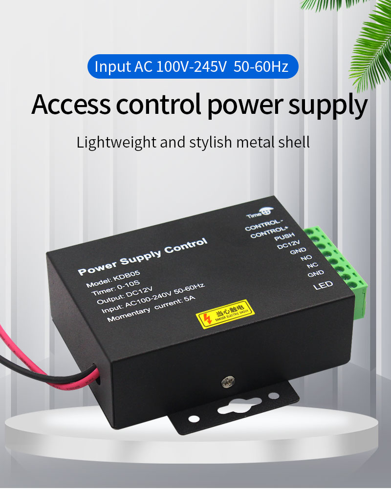 12V DC Access Control Power Su - огляд і ціна Access Control Power Supply 12V 5A