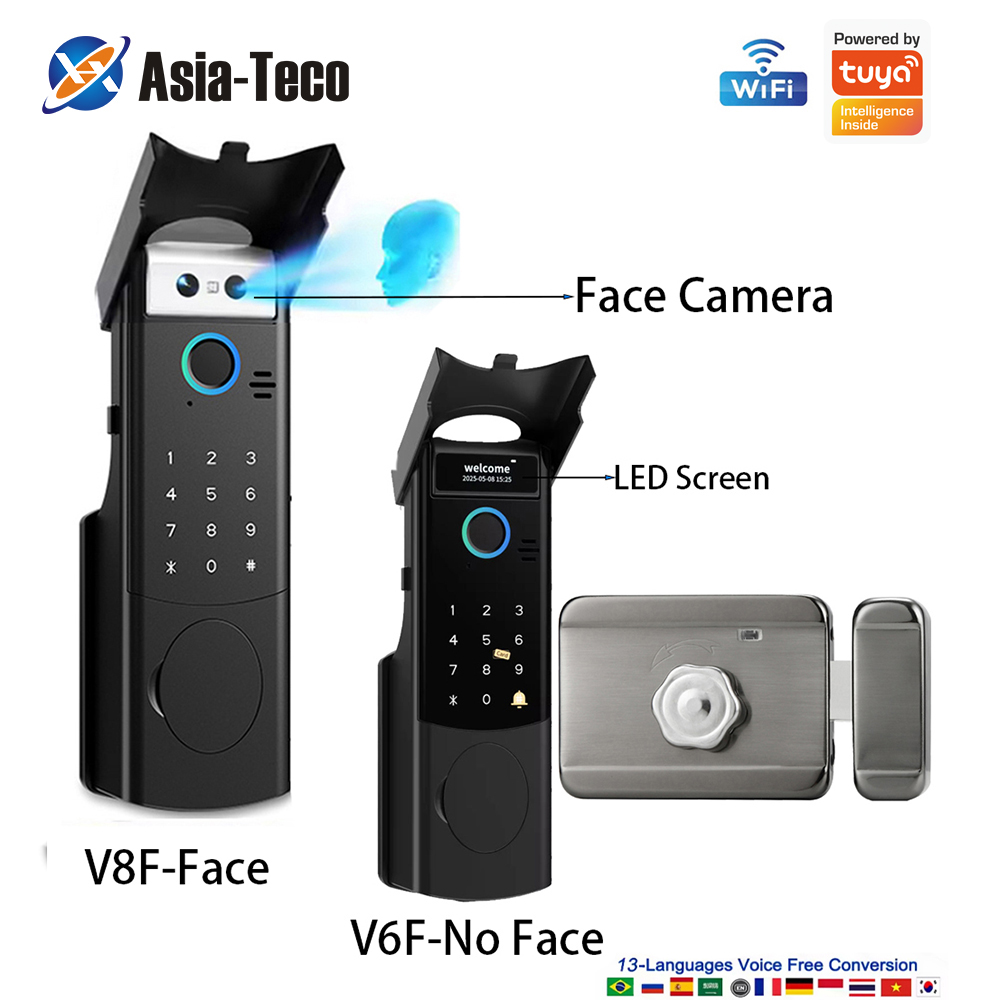 Smart WiFi Door Lock Waterproo - огляд і ціна Door Access Control Keypad Rfid