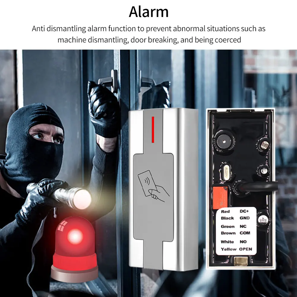 IP67 Zinc Alloy RFID Access Co - огляд і ціна Access Control System Rfid Kit