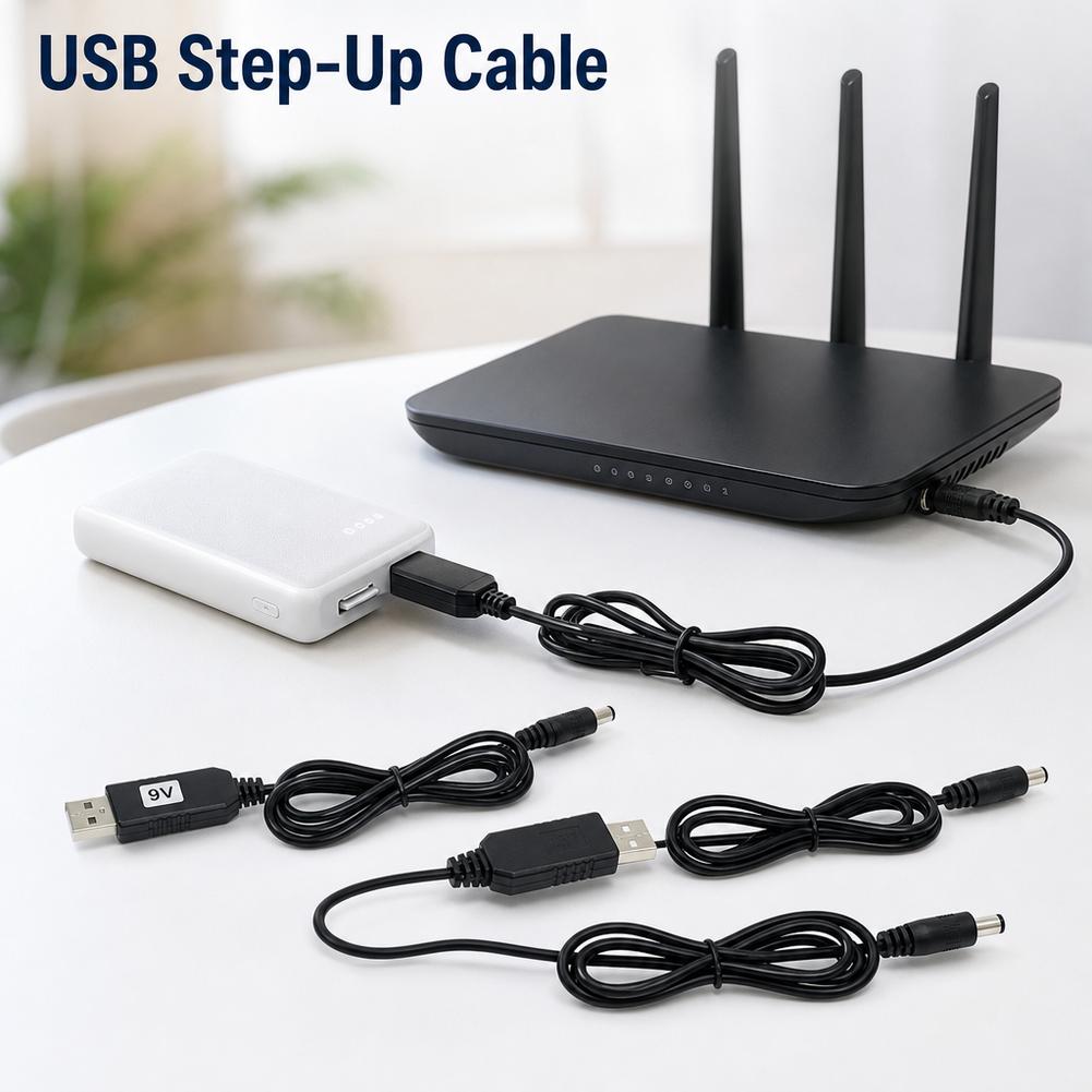 USB to DC Step-Up Cable 5V 9V  - огляд і ціна Access Control Power Supply 12V 5A