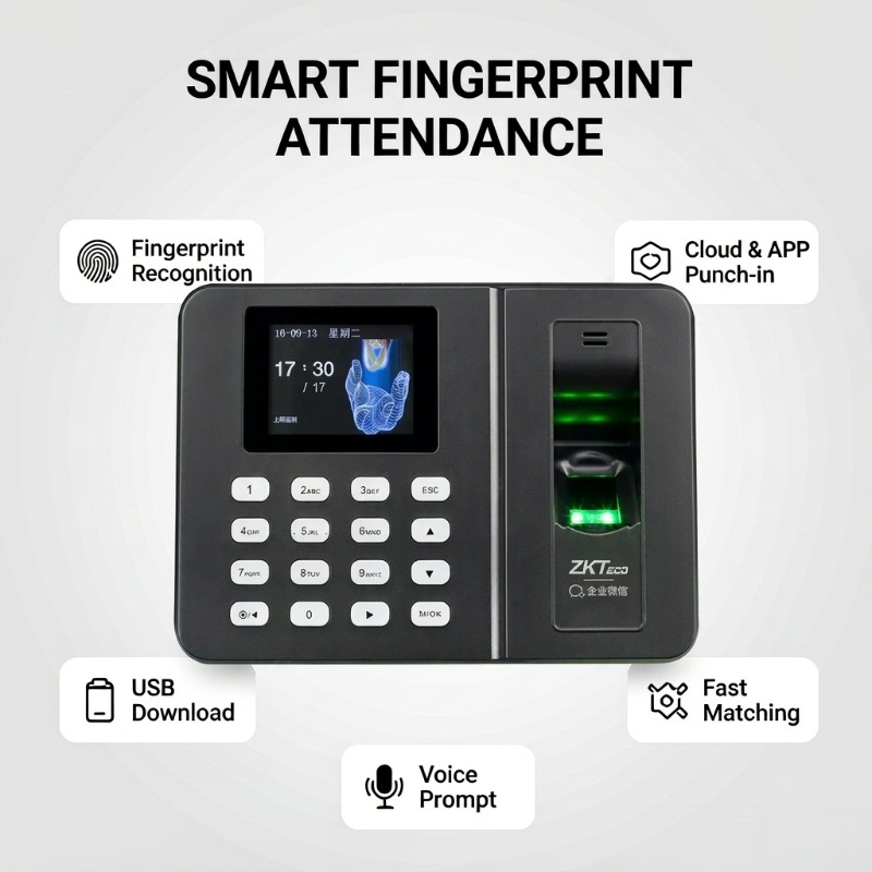 ZKTeco WX3960 WiFi Fingerprint - огляд і ціна Biometric Time Attendance Machine