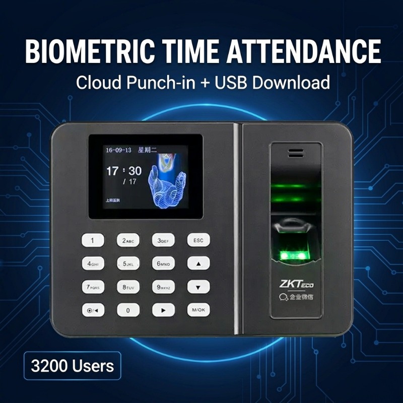 ZKTeco WX3960 WiFi Fingerprint - огляд і ціна Biometric Time Attendance Machine
