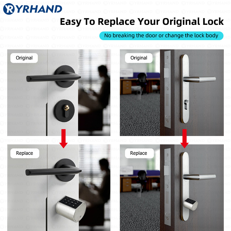 Smart Euro Cylindrical Door Lo - огляд і ціна Fingerprint Access Control Door