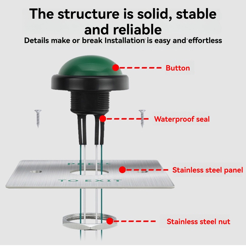 Door Exit Push Button Release  - огляд і ціна Exit Button Push To Release