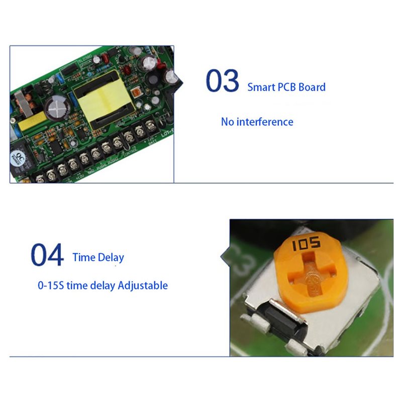 A24U DC 12V 5A Power Supply Fo - огляд і ціна Access Control Power Supply 12V 5A