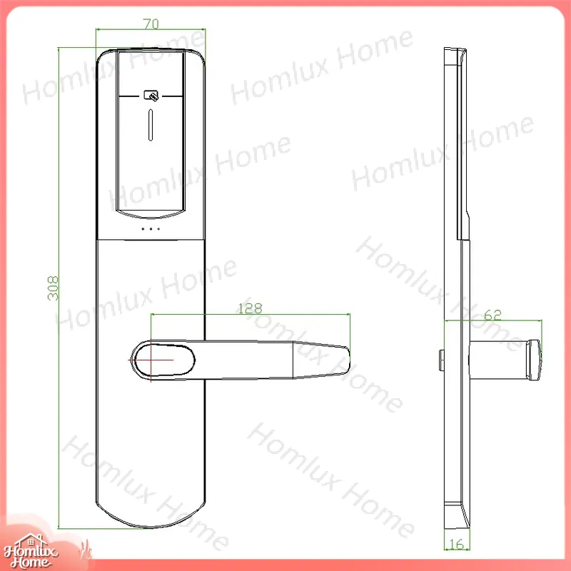 Electronic RFID M1 Key Card fo - огляд і ціна Hotel Lock Card System
