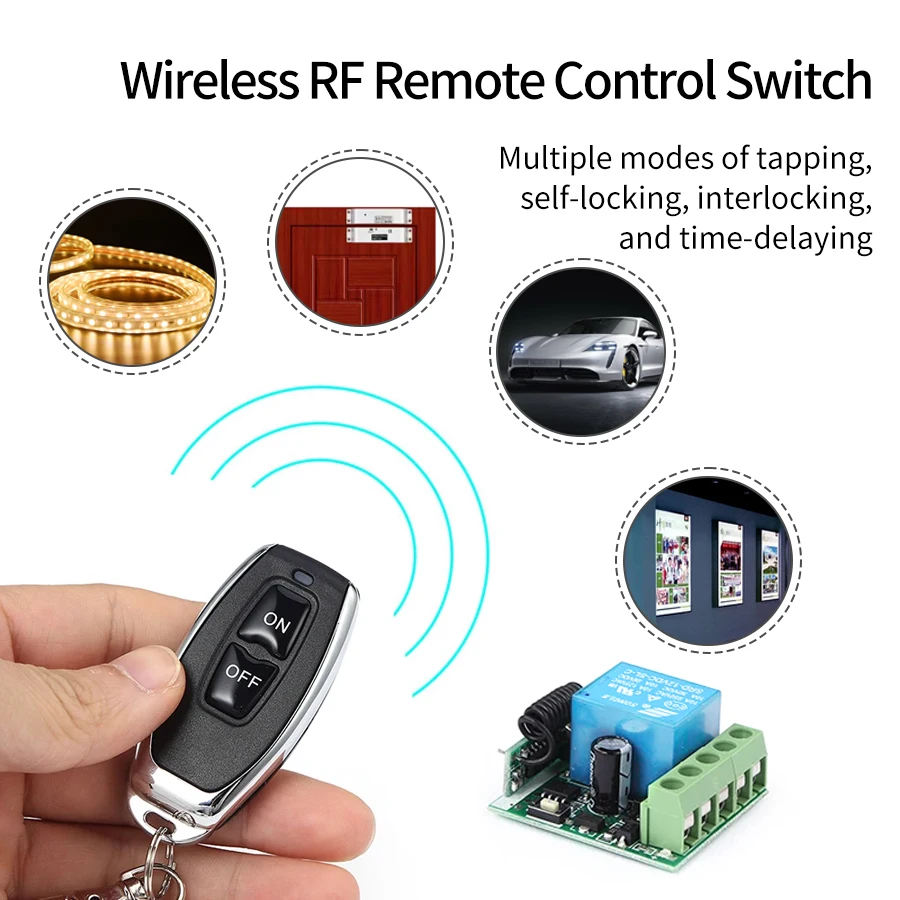 DC12V 1CH 10A Relay Receiver T - огляд і ціна Turnstile Gate Access Control
