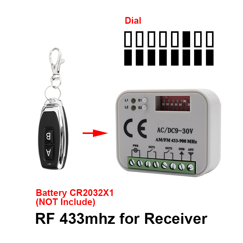 Universal Garage Door Receiver - огляд і ціна Turnstile Gate Access Control