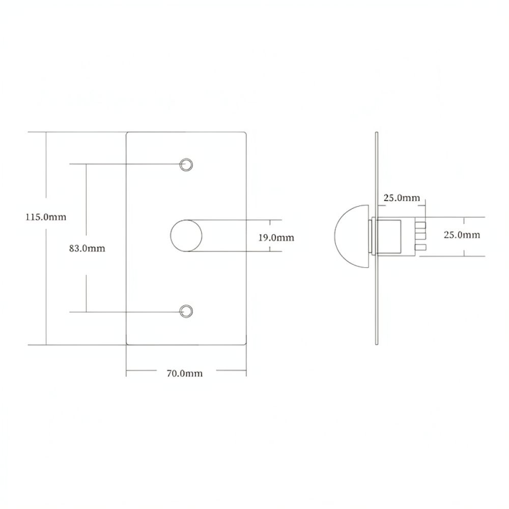 S870M1 Self Reset Push Button  - огляд і ціна Exit Button Push To Release